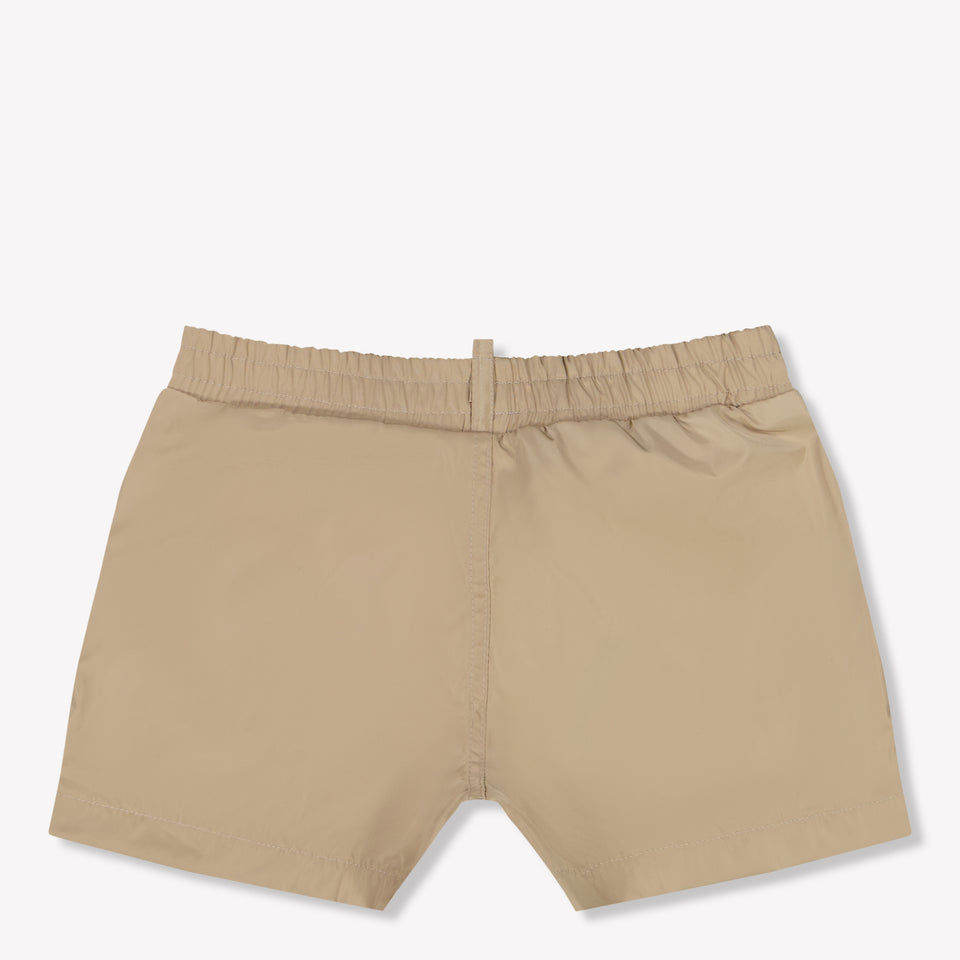 Malelions Baby Boys Swimwear In Taupe