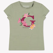 Guess Kinder Meisjes T-Shirt In Groen