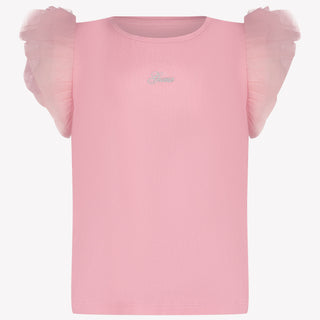 Guess Kids Girls in T-Shirt Pink