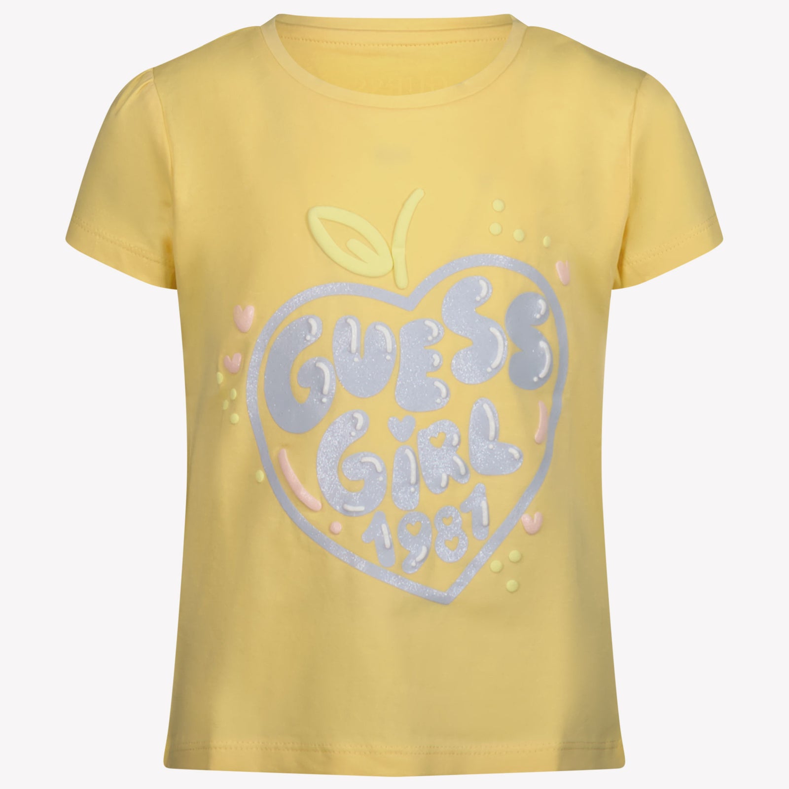 Guess Kinder Meisjes T-Shirt In Geel