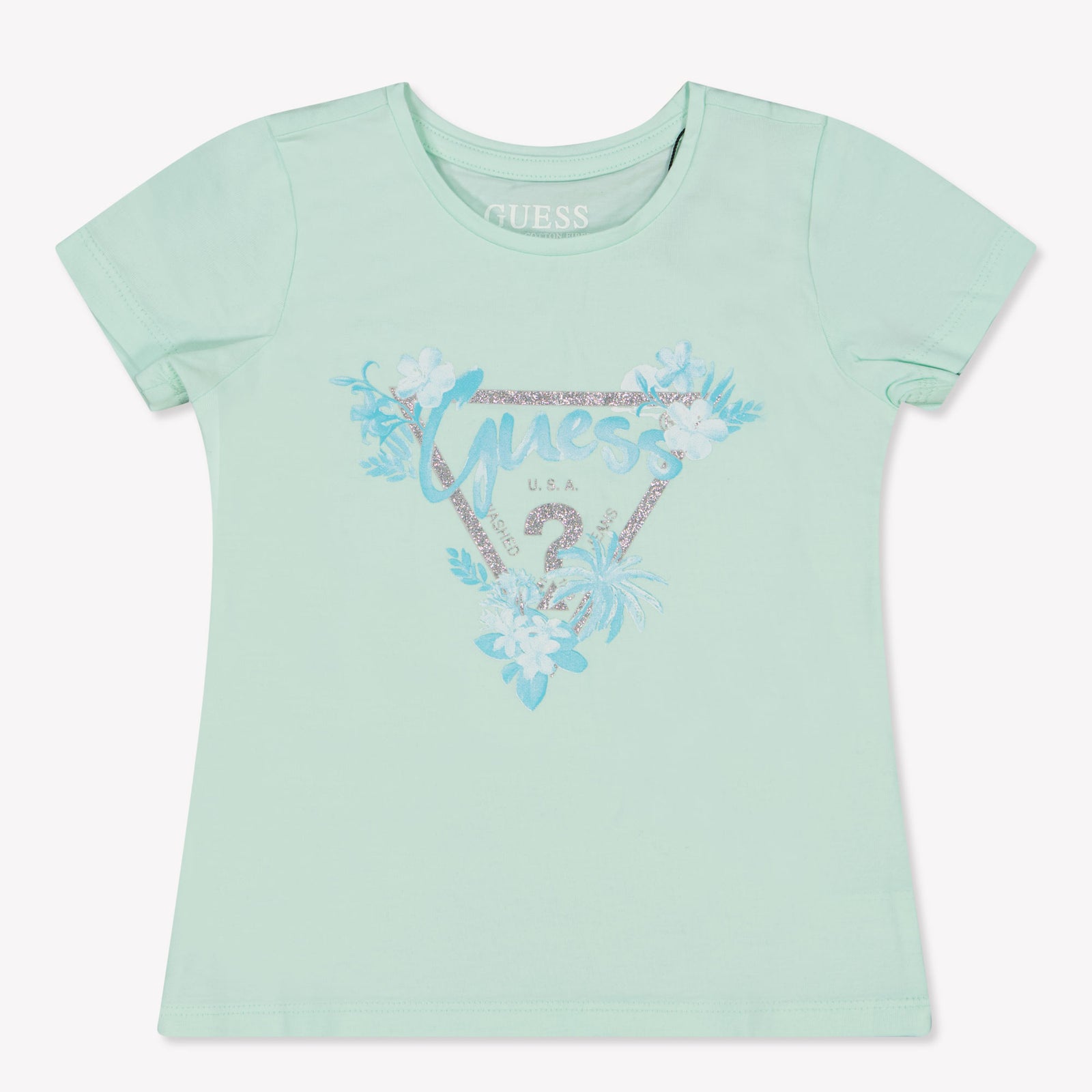 Guess Kinder Meisjes T-Shirt In Mint