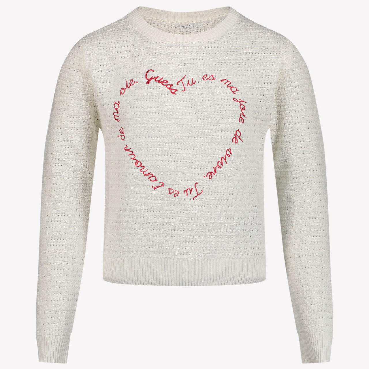 Guess Kids Girls Sweater Offwhite