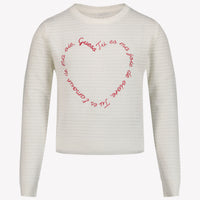 Guess Kids Girls Sweater Offwhite