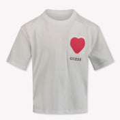 Guess Kinder Meisjes T-Shirt In Wit