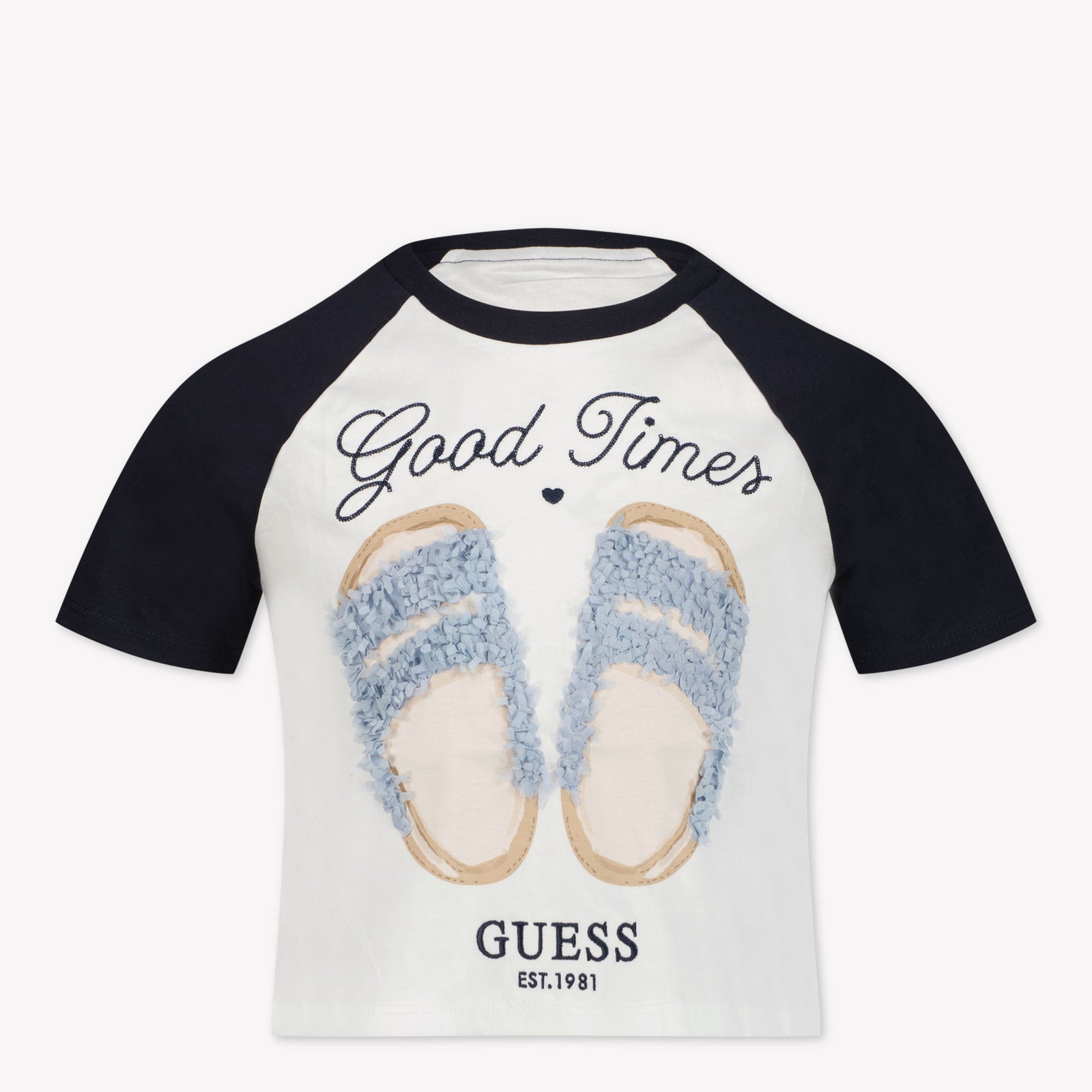 Guess Kinder Meisjes T-Shirt In Wit