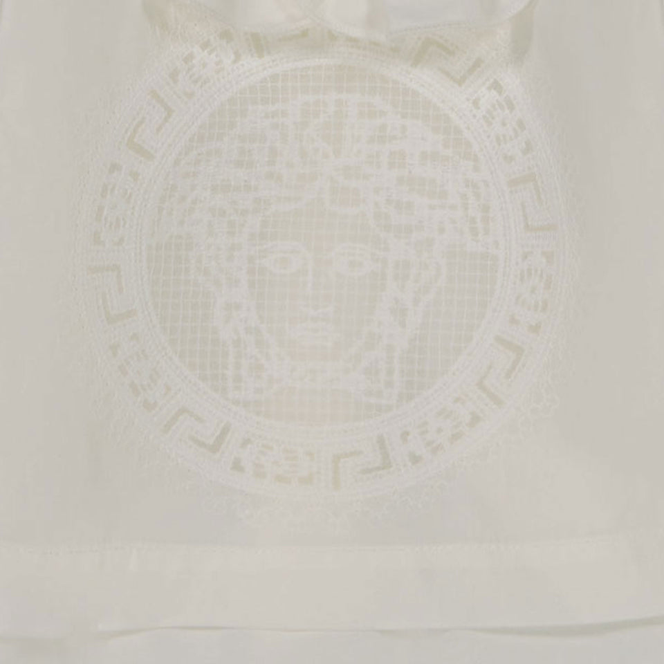 Versace Baby Girls boxing suit in White