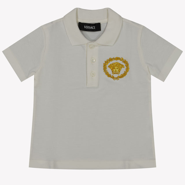 Versace Baby Boys Polo in White