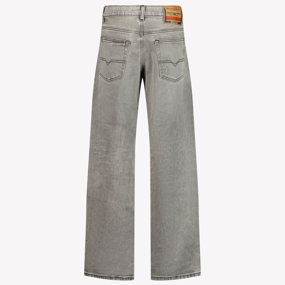 Diesel Kids Boys Jeans In Light Gray