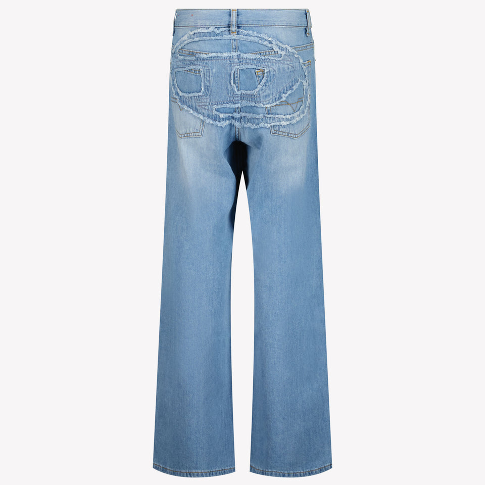 Diesel Kids Unisex Jeans In Light Blue