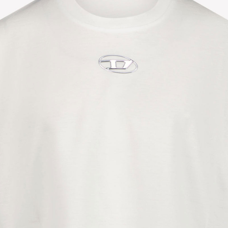 Diesel Kids Unisex T-Shirt in White