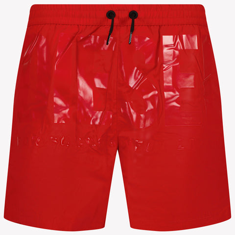 Diesel Kids Boys Swimwear In Red