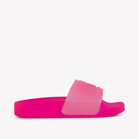 Diesel Girls Flipflops In Fuchsia