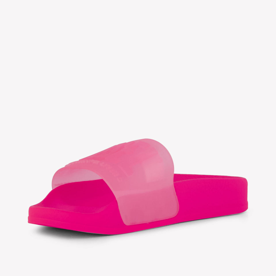 Diesel Meisjes Slippers In Fuchsia