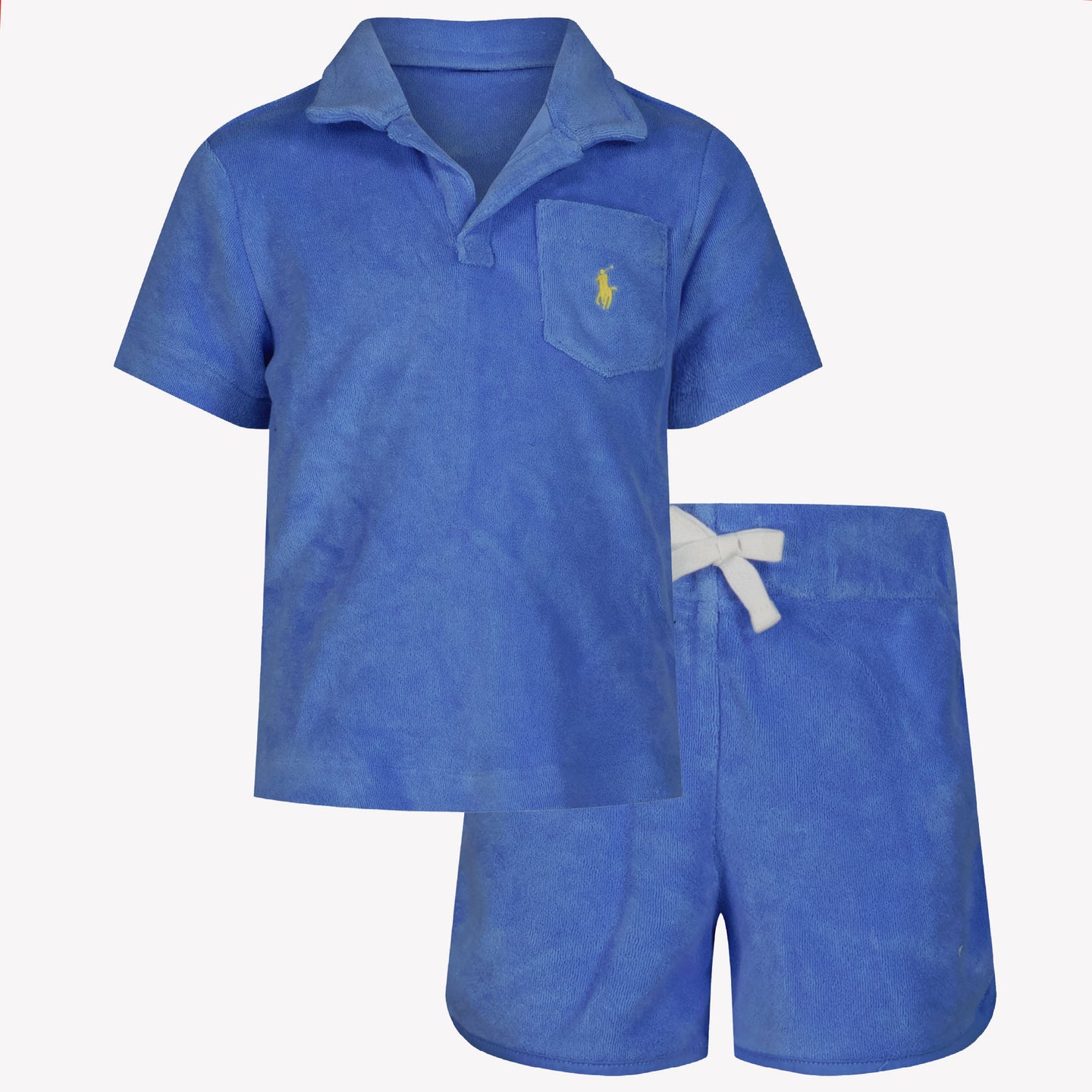 Ralph Lauren Kinder Jongens Setje In Blauw