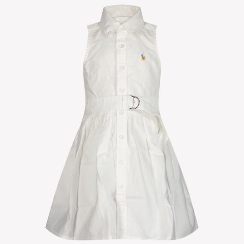 Ralph Lauren Kids Girls Dress White