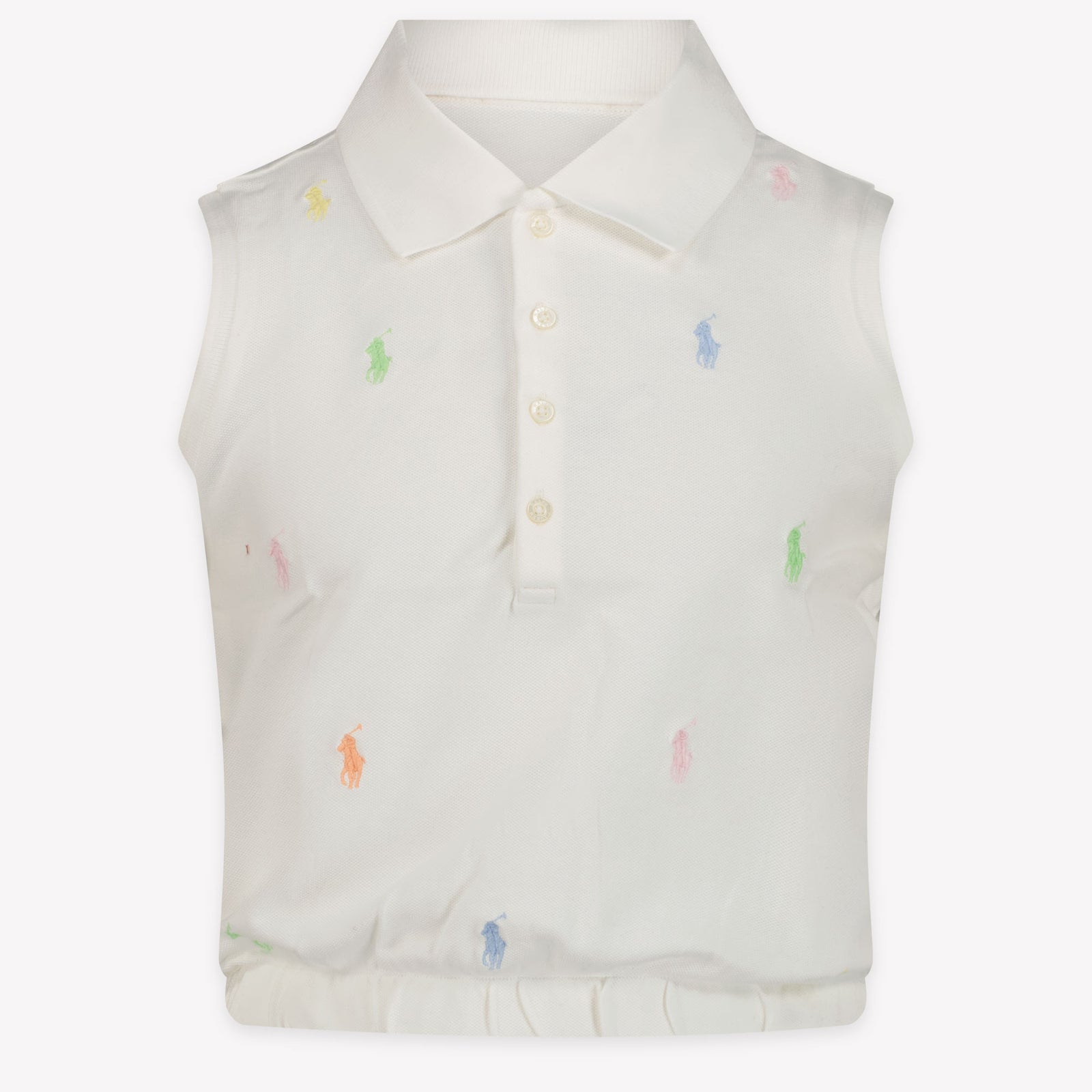 Ralph Lauren Kinder Meisjes Polo In Wit