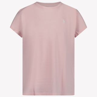 Ralph Lauren Kids Girls in T-Shirt Light Pink