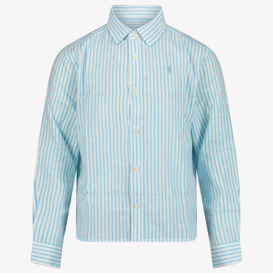 Ralph Lauren Kids Boys Blouse in Turquoise