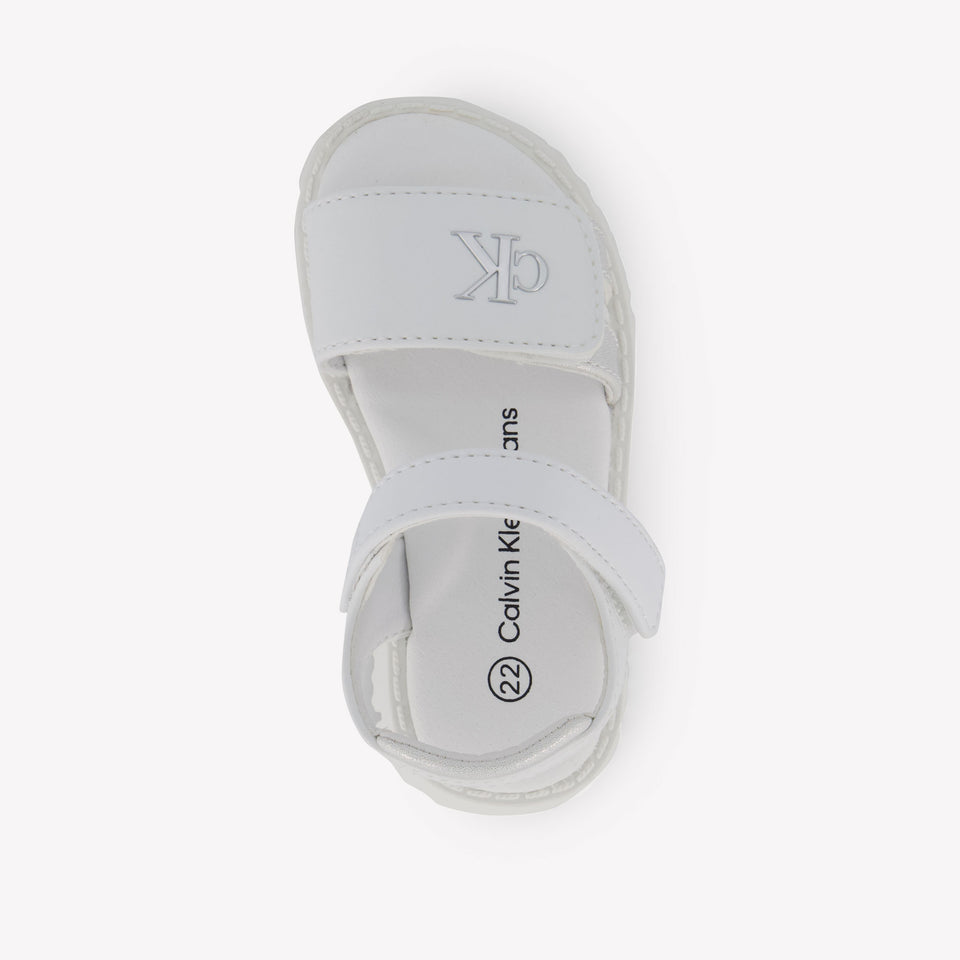 Calvin Klein Meisjes Sandalen In Wit