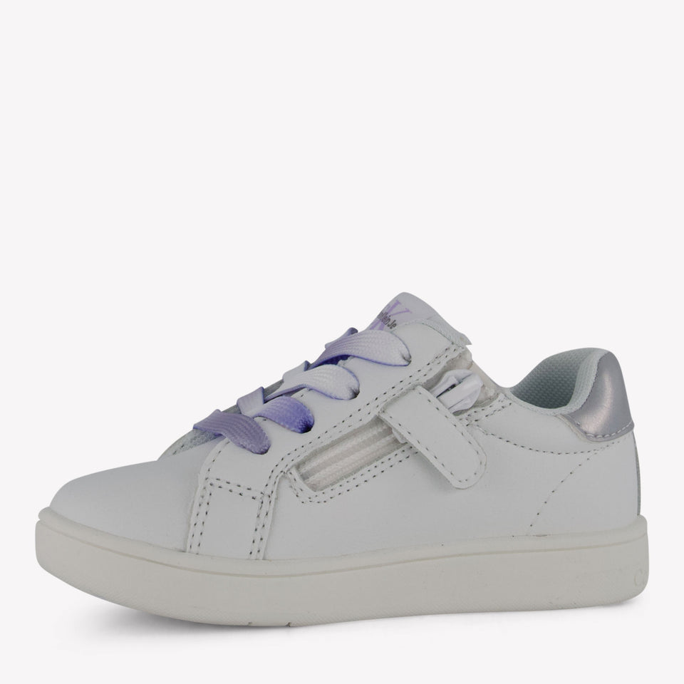 Calvin Klein Meisjes Sneakers In Wit