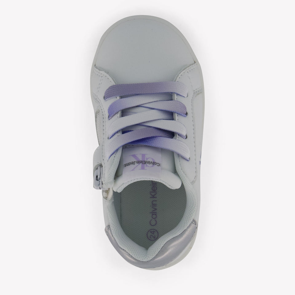 Calvin Klein Meisjes Sneakers In Wit