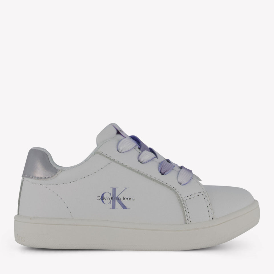 Calvin Klein Meisjes Sneakers In Wit