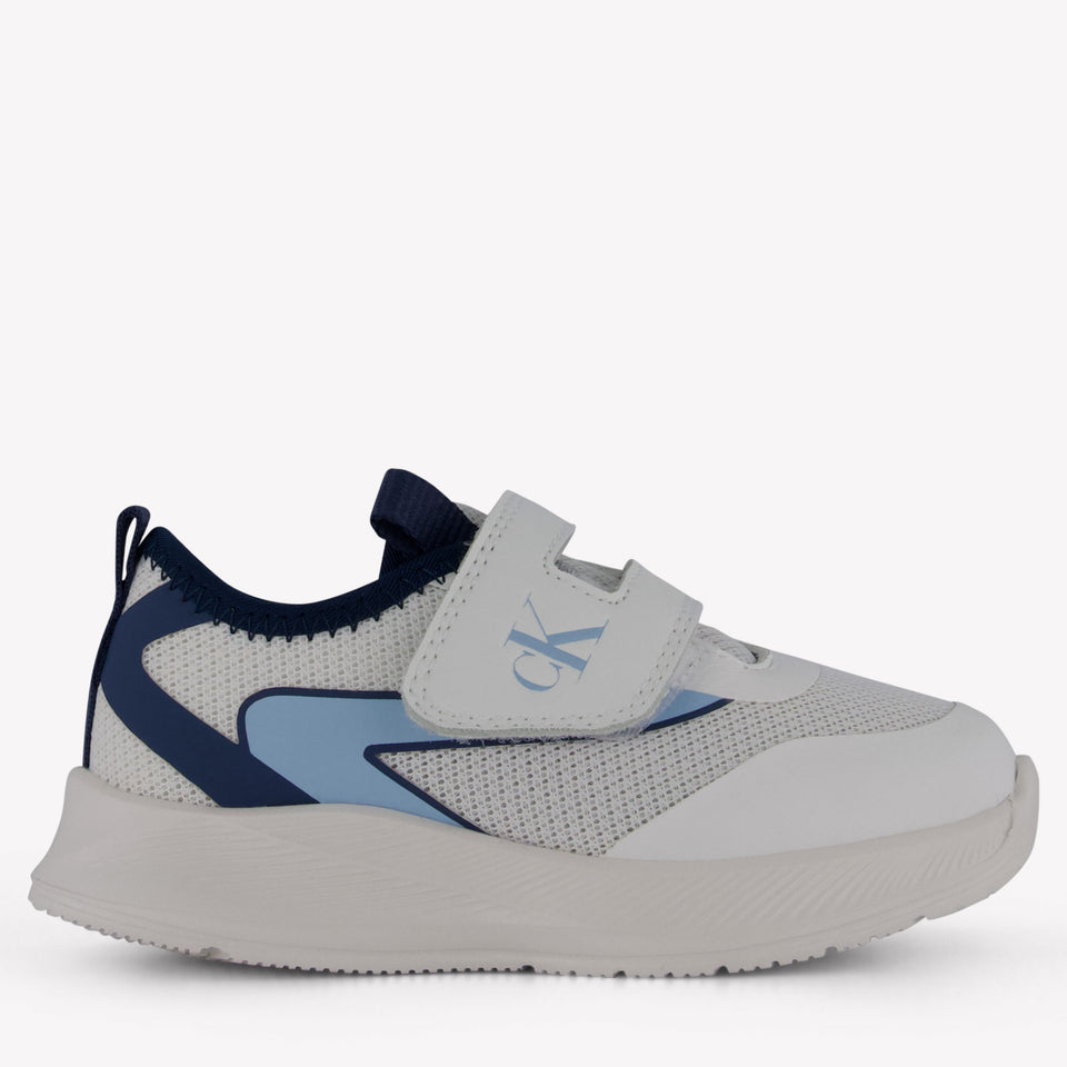 Calvin Klein Jongens Sneakers In Wit