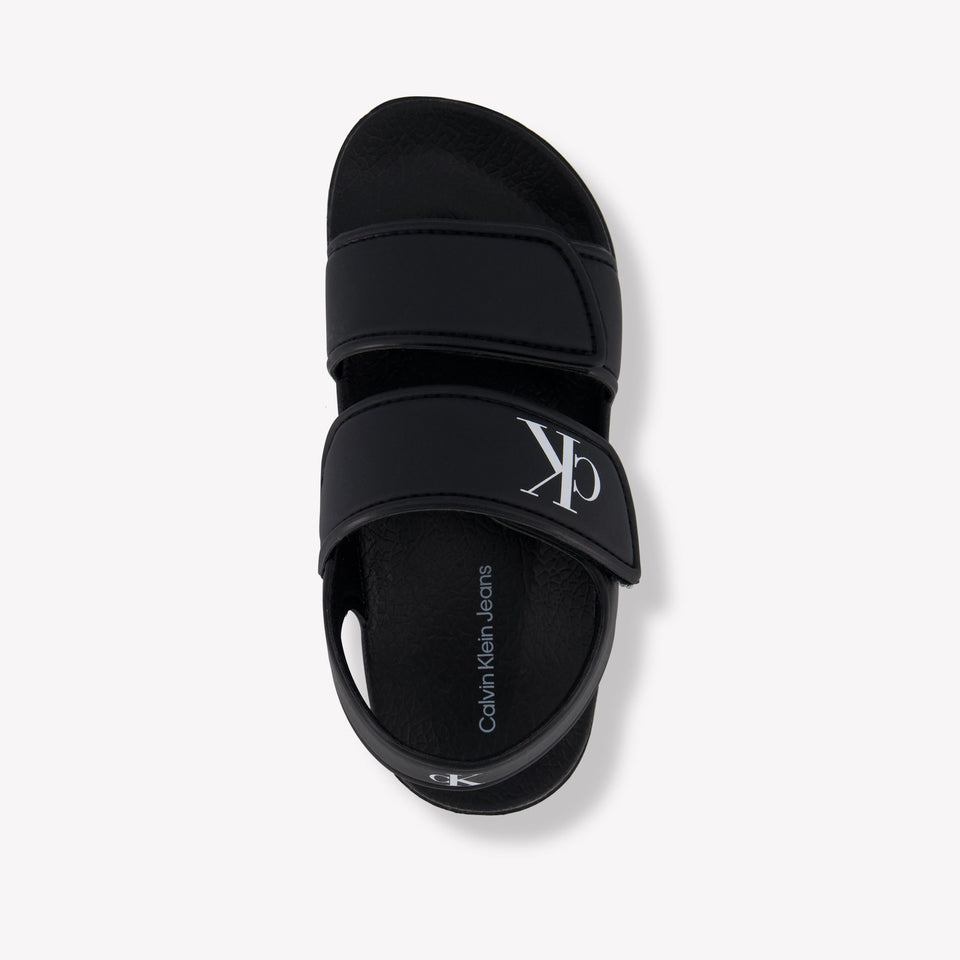 Calvin Klein Boys Sandals In Black