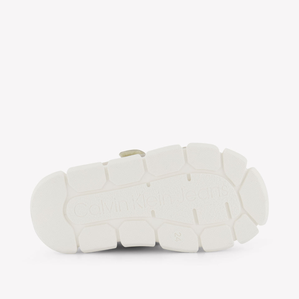 Calvin Klein Boys Sandals In Light Beige