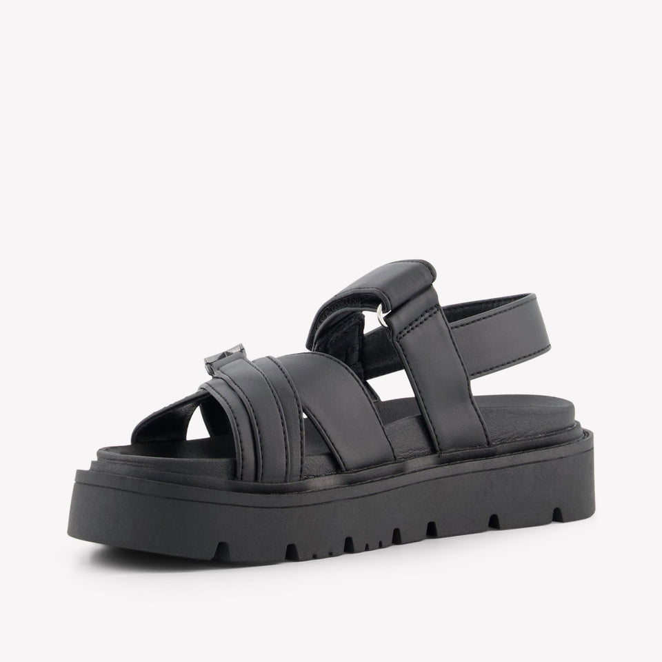 Calvin Klein Girls Sandals In Black