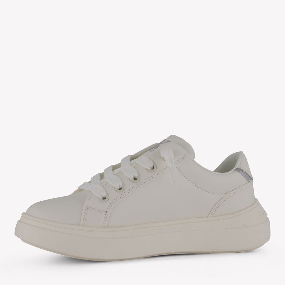 Calvin Klein Meisjes Sneakers In Wit