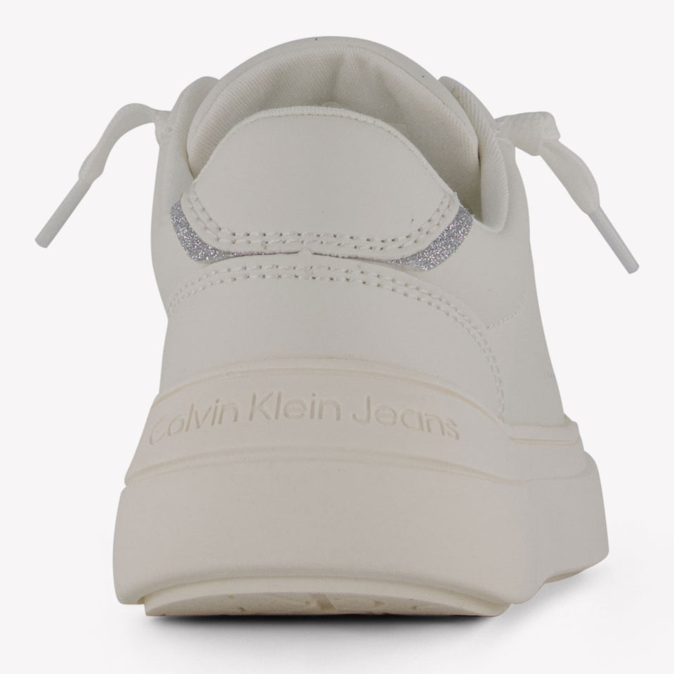 Calvin Klein Meisjes Sneakers In Wit