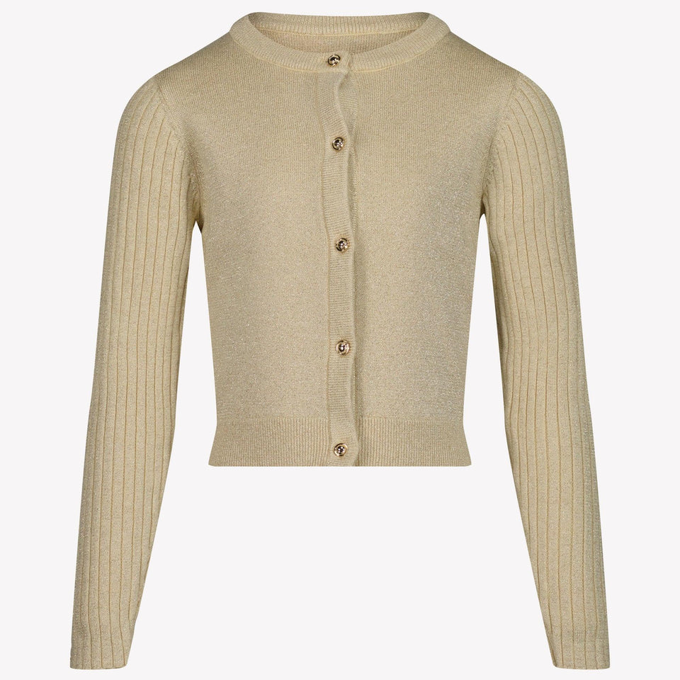 Michael Kors Kids Girls Cardigan in Gold