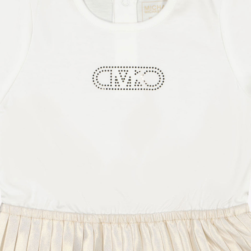 Michael Kors Baby Girls Dress In Gold