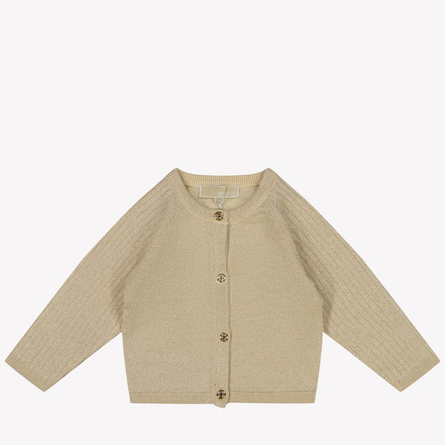 Michael Kors Baby Girls Cardigan in Gold