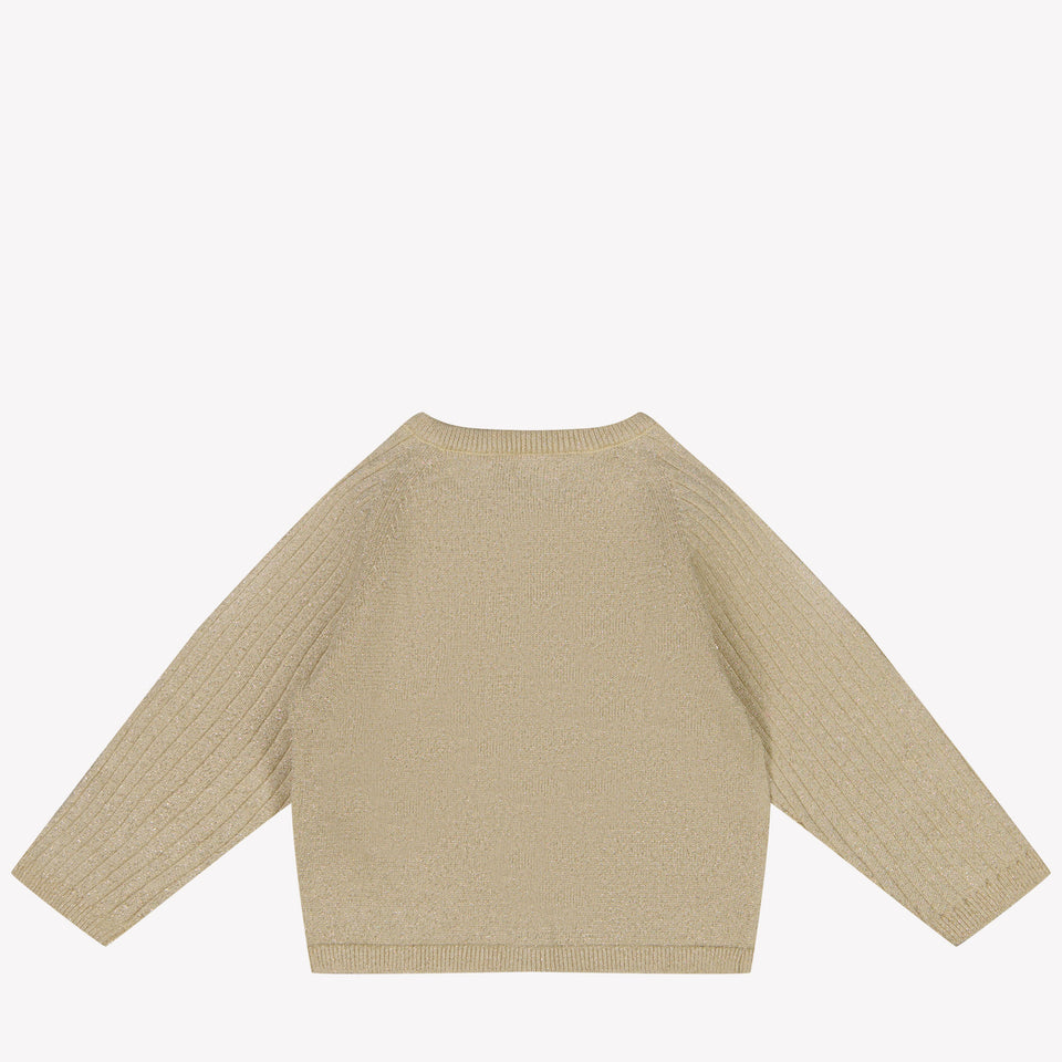 Michael Kors Baby Girls Cardigan in Gold