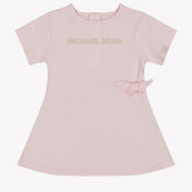 Michael Kors Baby Girls Dress In Light Pink