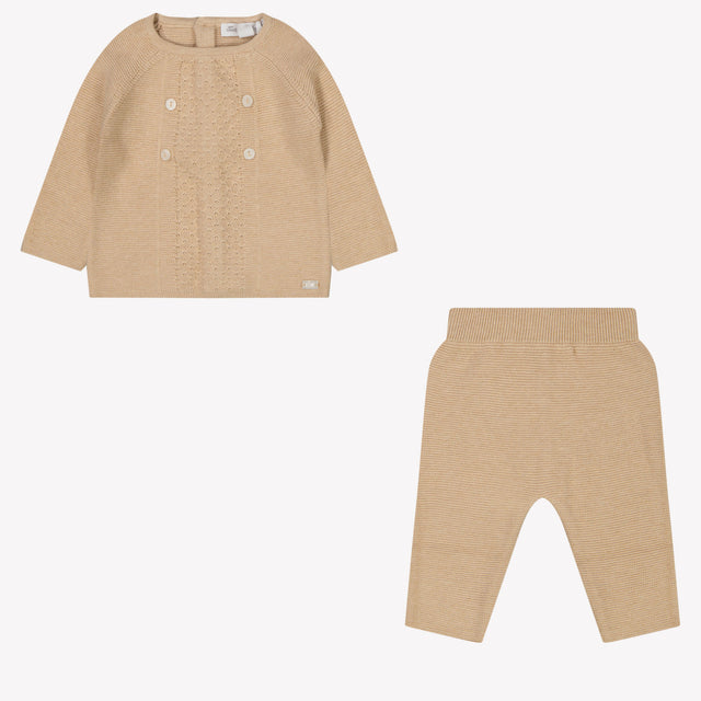 Tartine et chocolat Baby Boys Playsuit in Beige