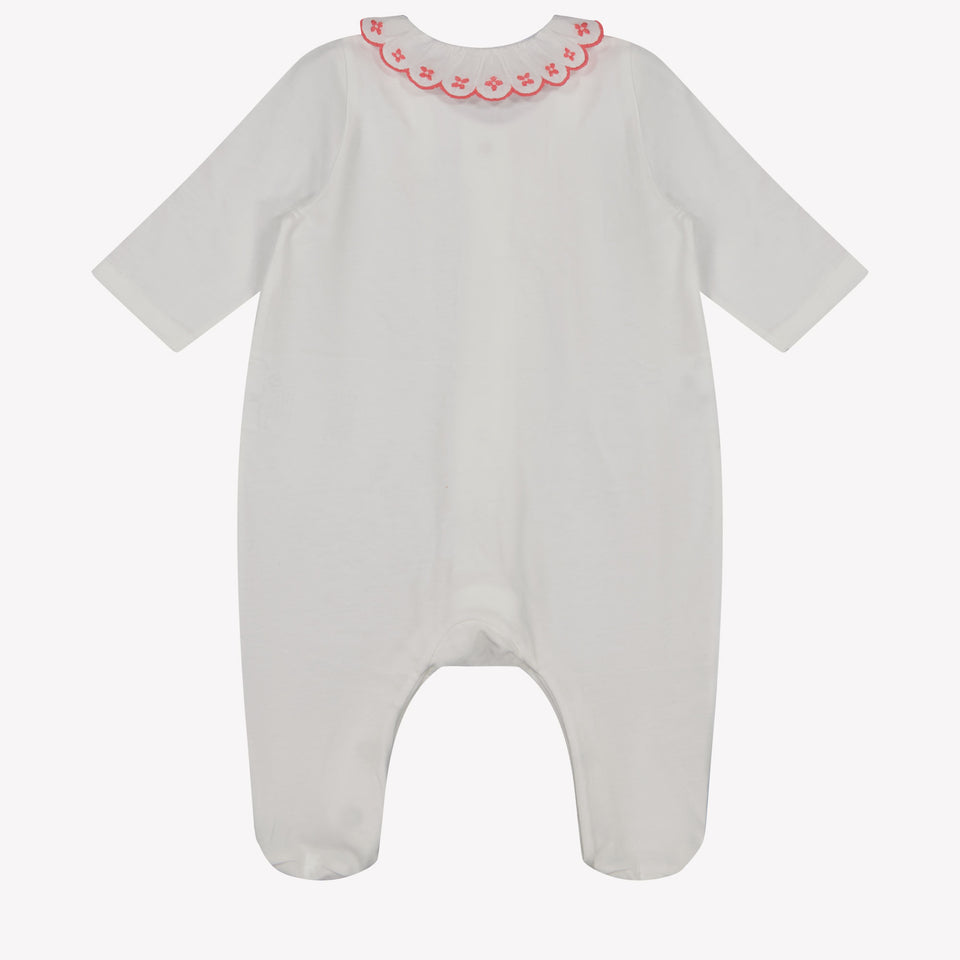 Tartine et chocolat Baby Girls Playsuit in White