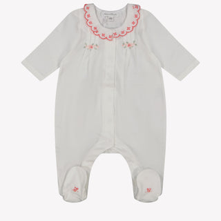 Tartine et chocolat Baby Girls Playsuit in White