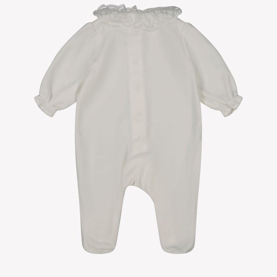 Tartine et chocolat Baby Girls Playsuit in White