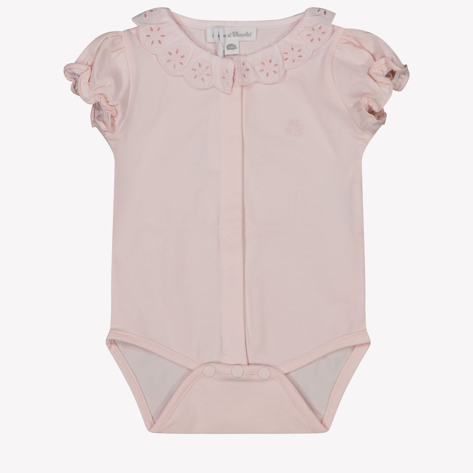 Tartine et chocolat Baby Girls bodwell in Light Pink