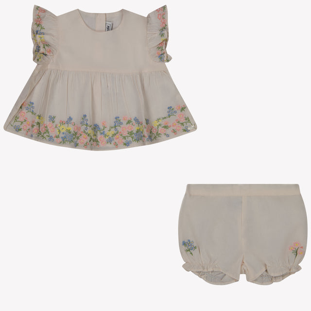 Tartine et chocolat Baby Girls Set in Light Pink