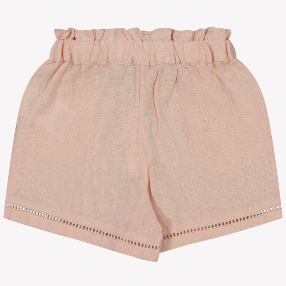 Tartine et chocolat Baby Girls Shorts In Light Pink