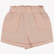 Tartine et chocolat Baby Girls Shorts In Light Pink