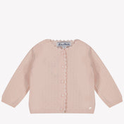 Tartine et chocolat Baby Girls Cardigan in Light Pink