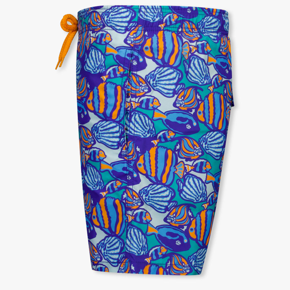 Vilebrequ Jim Kids Boys Swimwear  Turquoise