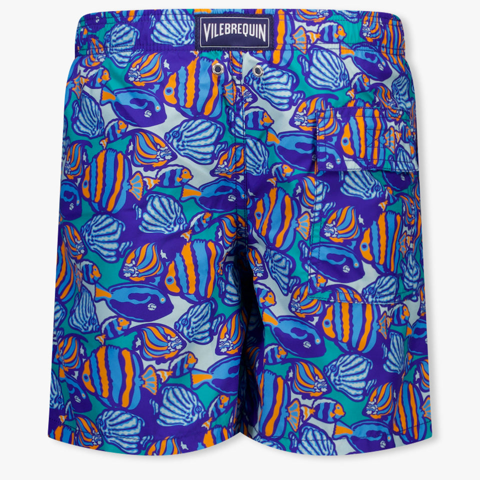 Vilebrequ Jim Kids Boys Swimwear  Turquoise