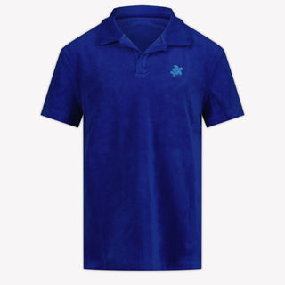 Vilebrequin GILL Kinder Jongens Polo In Cobalt Blauw