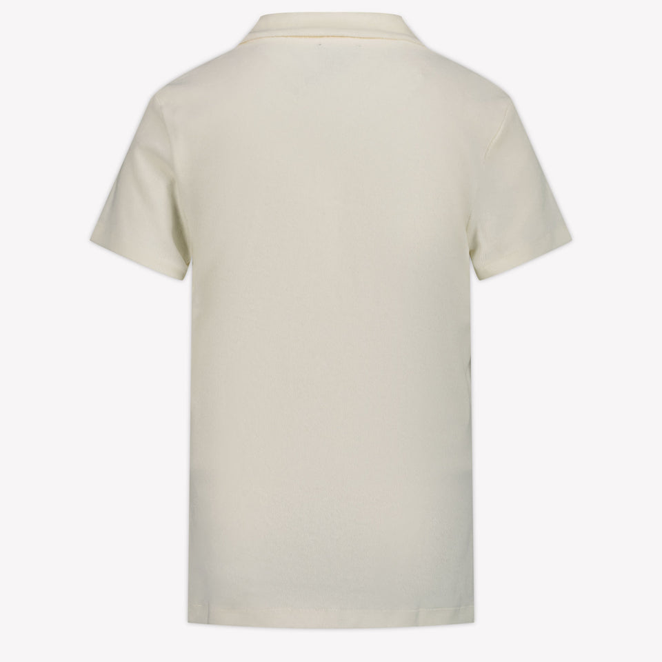 Vilebrequin Gill Kids Boys Polo in OffWhite